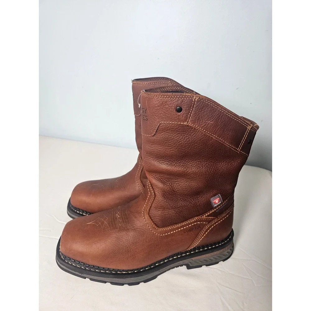 Cody James Composite Toe Work Boots Mens 10.5 EE Brown Primaloft Waterproof
